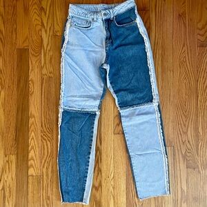 Ragged Patchwork Jean
